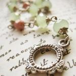 Bracelet of pastel green an..