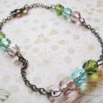 Bracelet with Czech glass b..